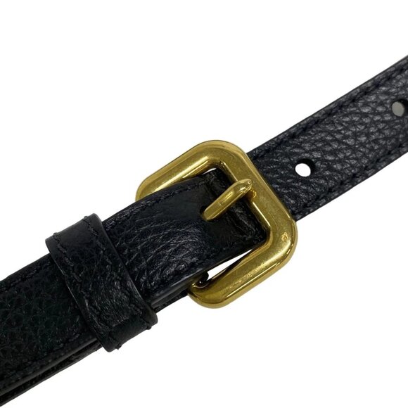 PRADA - Black Leather Shoulder Bag 745-081425 - Picture 8 of 14